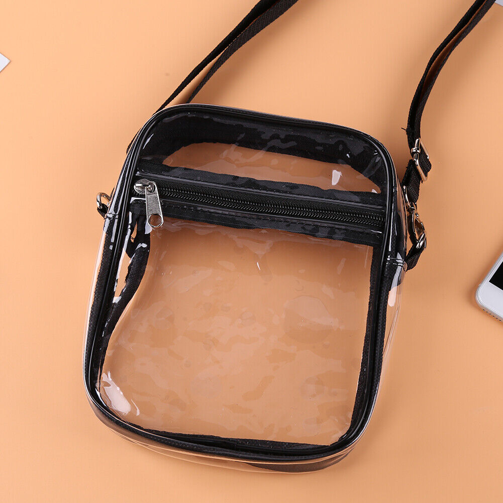 Fashion Clear Shoulder Bag Women Men Casual Travel Beach Crossbody Bags