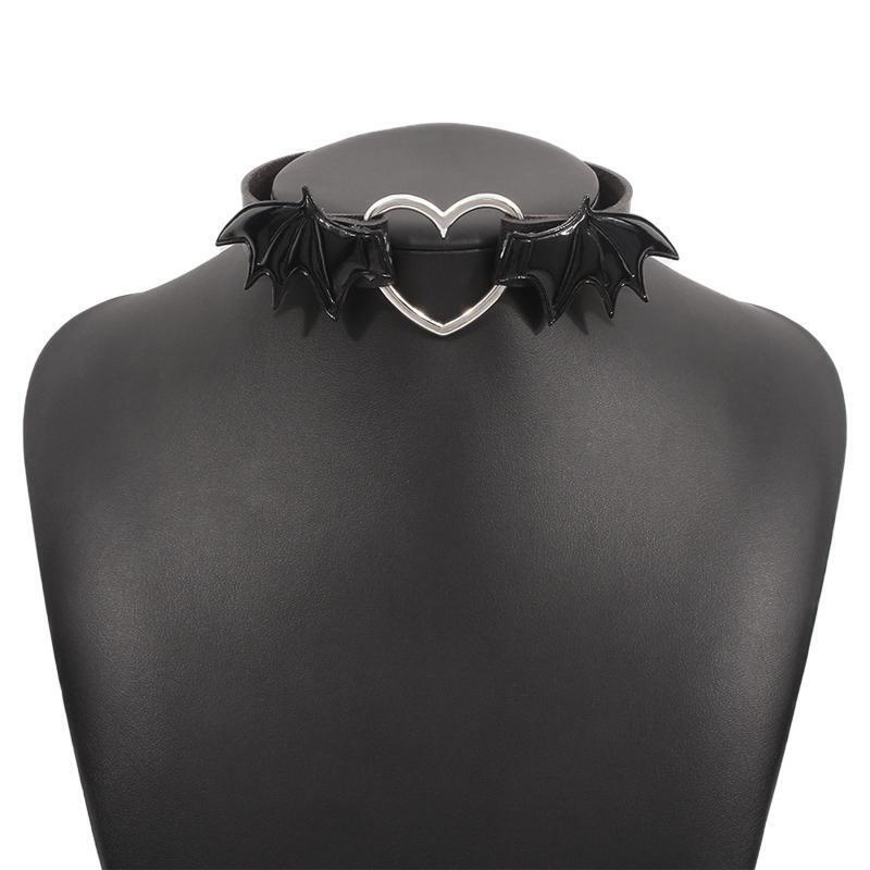 Punk Gothic Belt Choker Necklace PU Women Fashion Jewelry Collar Necklace Choker