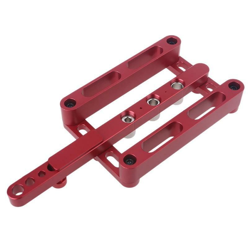 Cabinet Hardware Jig Punching Locator Woodworking  Doweling Jig Kit 3-in-1 Tools
