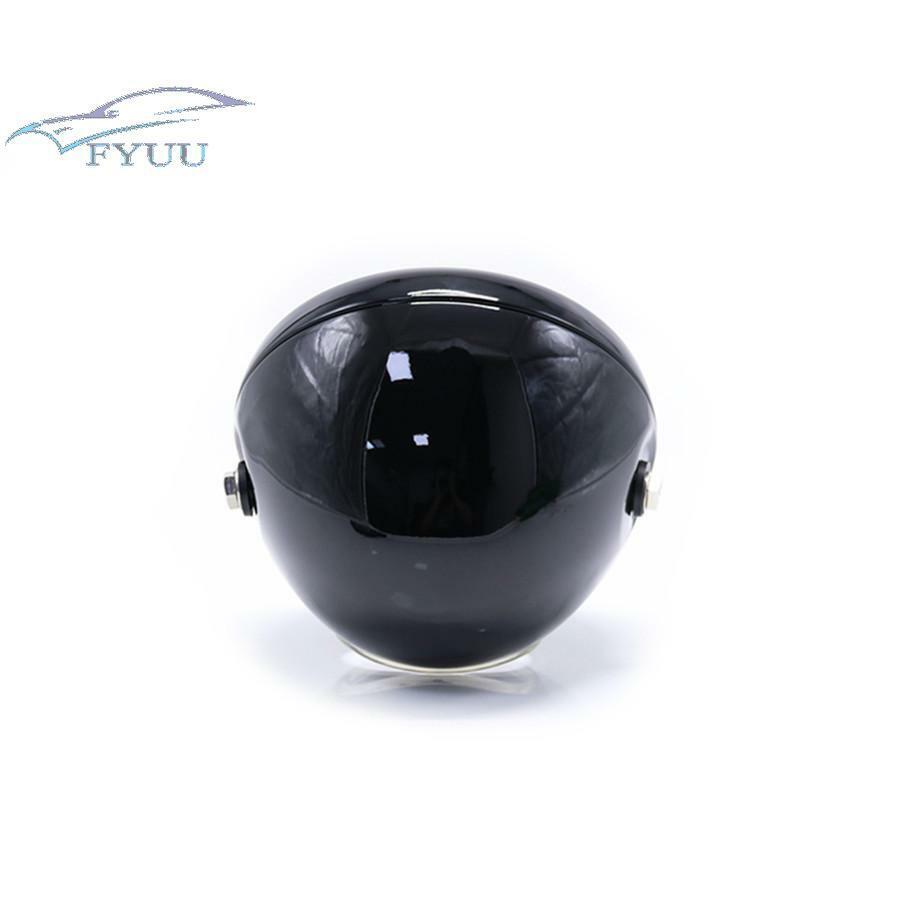 Universal Motorcycle Headlamp Modified 5.5" Bright Black Headlight Cover Housing