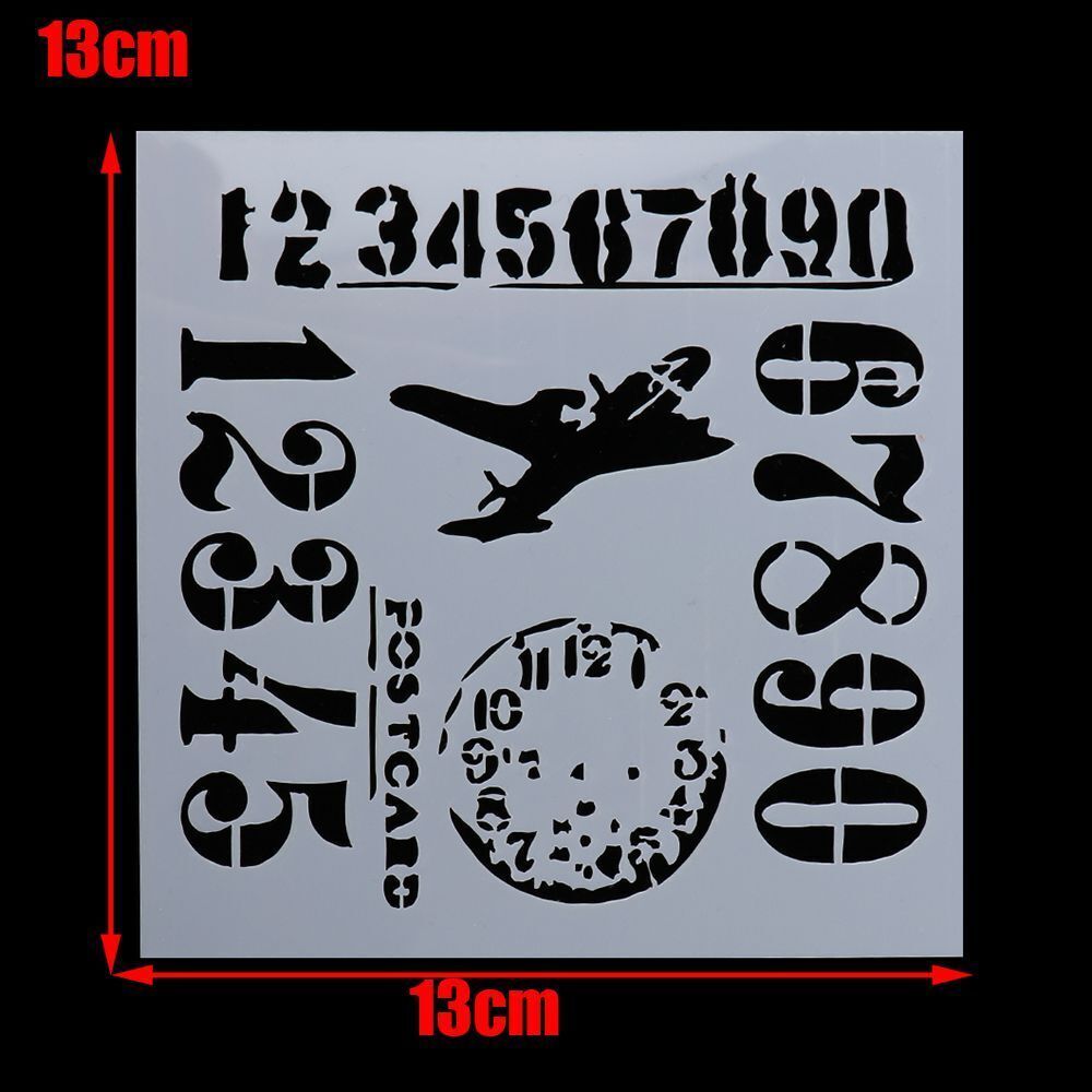 DIY Crafts Embossing Template Walls Painting Scrapbooking Layering Stencils