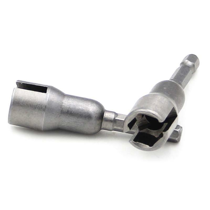 Slotted Bolt Sleeve Wrench 1/4'' Socket Adapter Electric Wrench Extension Rod