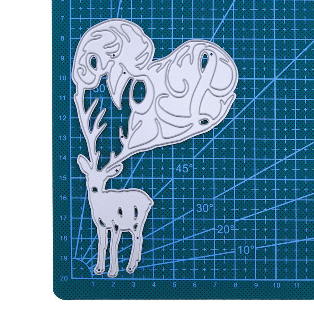 DIY Craft Cutting Dies Stencils Scrapbook Embossing Album Card Gift(Heart)