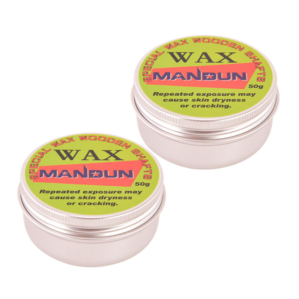2 Packs Shaft Maintenance Wax for Snookers Pool Cue Tips Shaft Care Wax