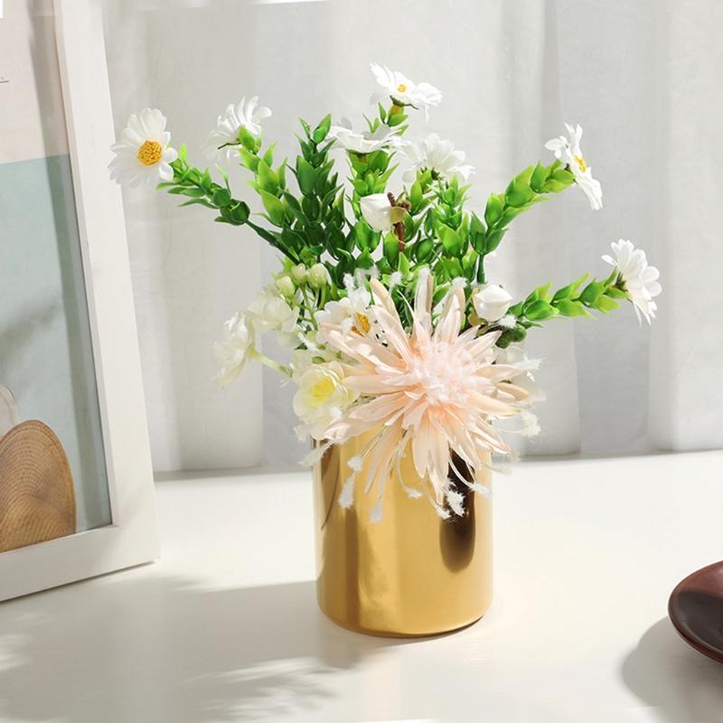 Multi-purpose Pencil Holder Remote Caddy Stainless Steel Pen Cup Large Capacity
