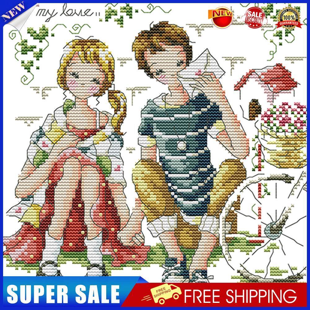 Partial Embroidery Set Love of Life Cross Stitch Kit 14CT Stamped DIY Craft