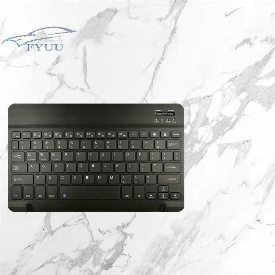 Black 10 inch Bluetooth Keyboard For Mobile Phone Tablet Laptop Control Keyboard