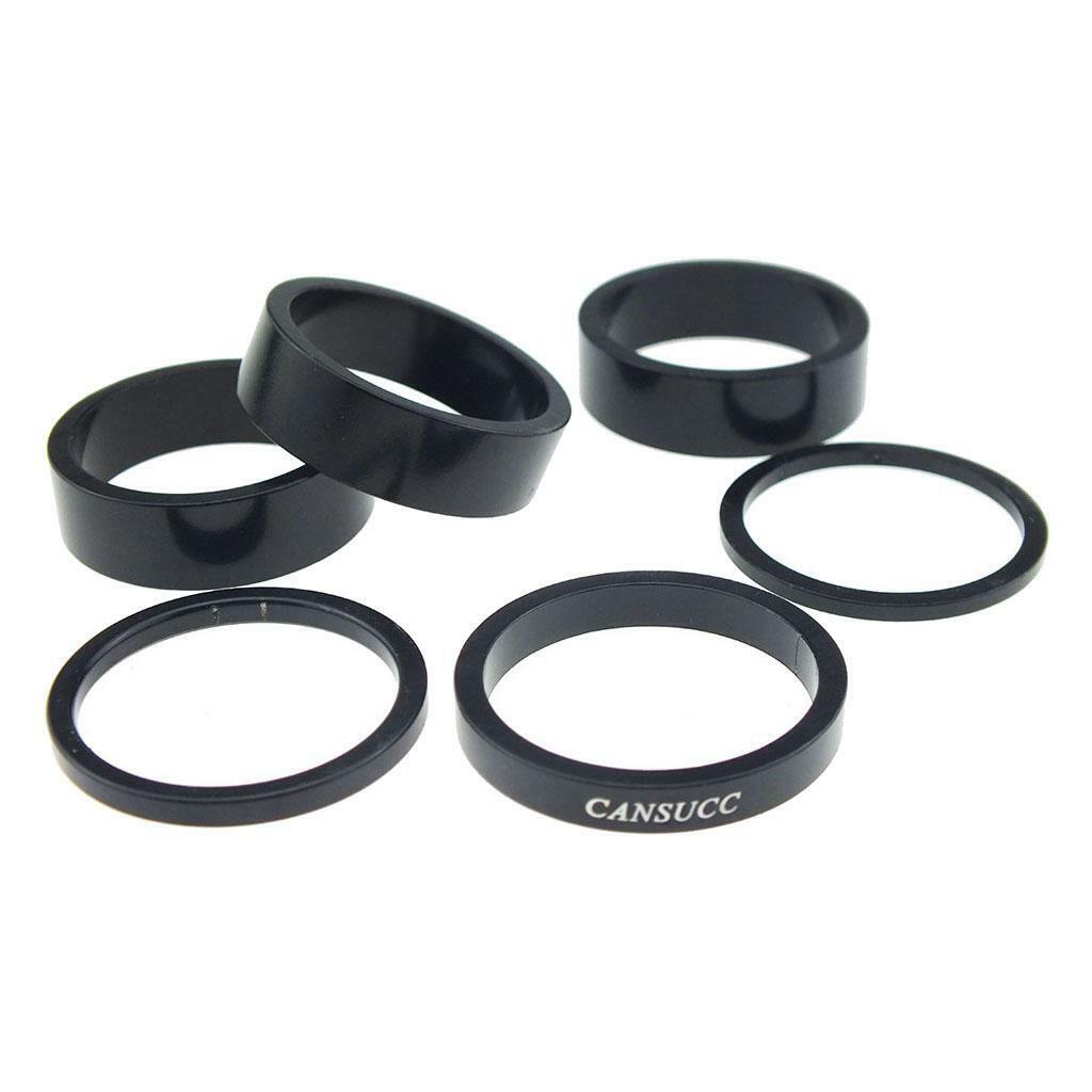 6PCS  Headset Spacers Road MTB Bicycle  3/5/2/10mm Washers Accessories
