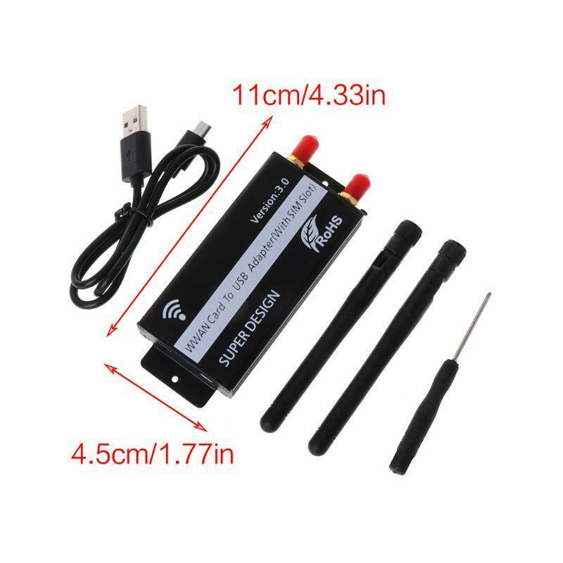 PCI-E Mini PCI-Express to USB Adapter With SIM Card Slot for WWAN/LTE Module