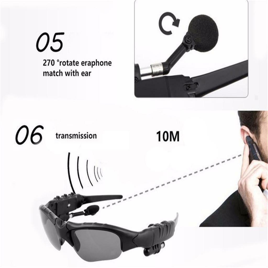 Glasses Sport Sunglasses Outdoor Bicycle Headphones Call Earphone