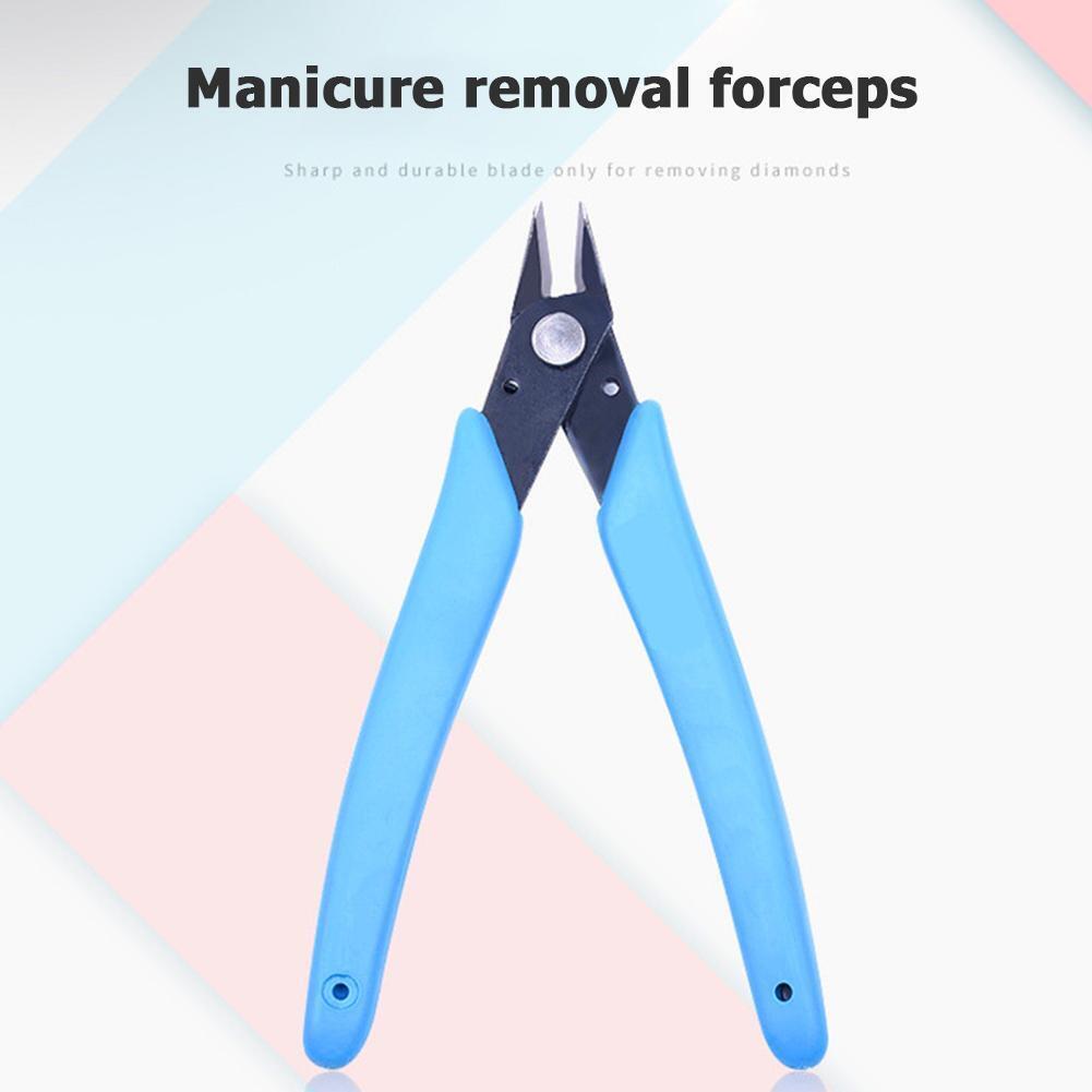 Nail Clipper Metal Chain Scissors Plier Nail Art Jewelry Removal Tools