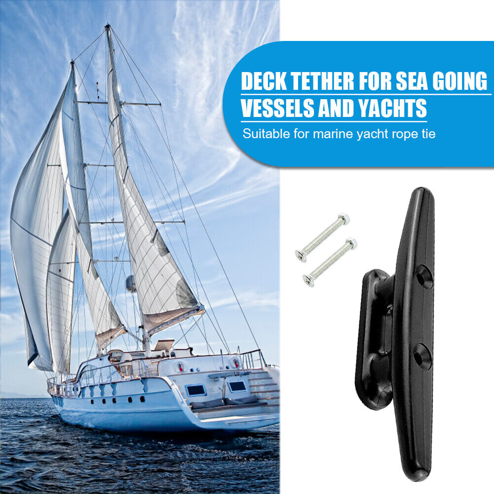 Outdoor Boat Ship Nylon Mooring Cleat Dock Deck Marine Base Bollard (200mm)