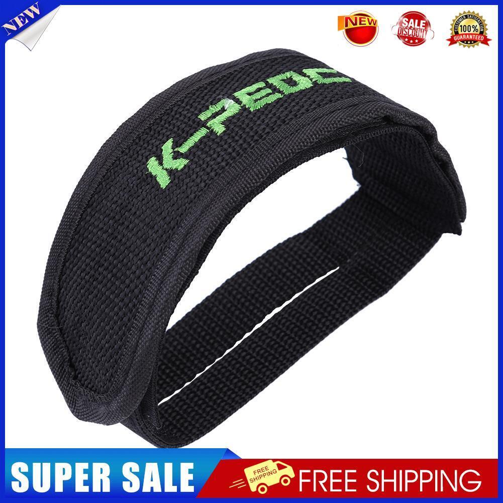 Bicycle Fixed Gear Pedal Strap Anti-slip Toe Clip Bike Pedal Tape (Black)