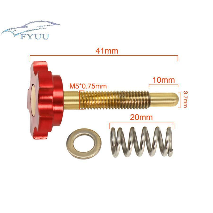 1x Motorcycle Air Fuel Mixture Idle Speed Adjuster Screw For Keihin PWK 21-34mm