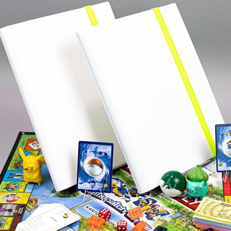 Trading Card Album Folder, 360 Degree Loading Pocket Album Pages Binder for Card