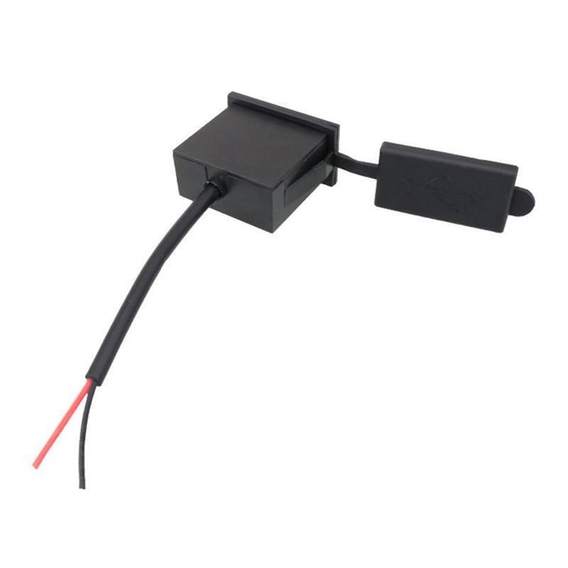 For 12-24V Motorcycle RV Cruise Boat Car Suv Charger 2.4A USB Plug Auto Adapter