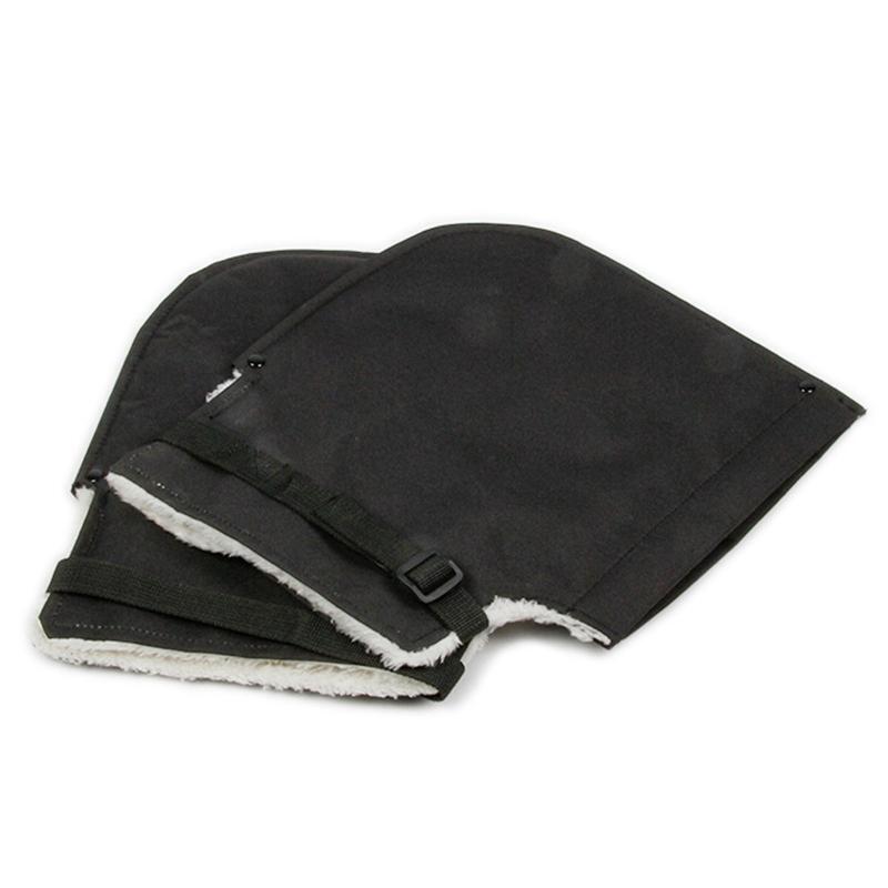 Motorcycle Riding Waterproof Handlebar Gloves Hand Fur Muffs Winter Thermal Warm