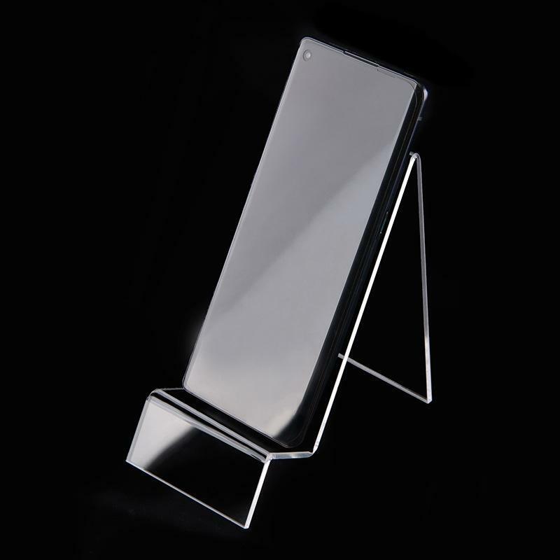 Oblique Z Acrylic Mobile Phone Stand for Pad Tablet Smartphone Cradle