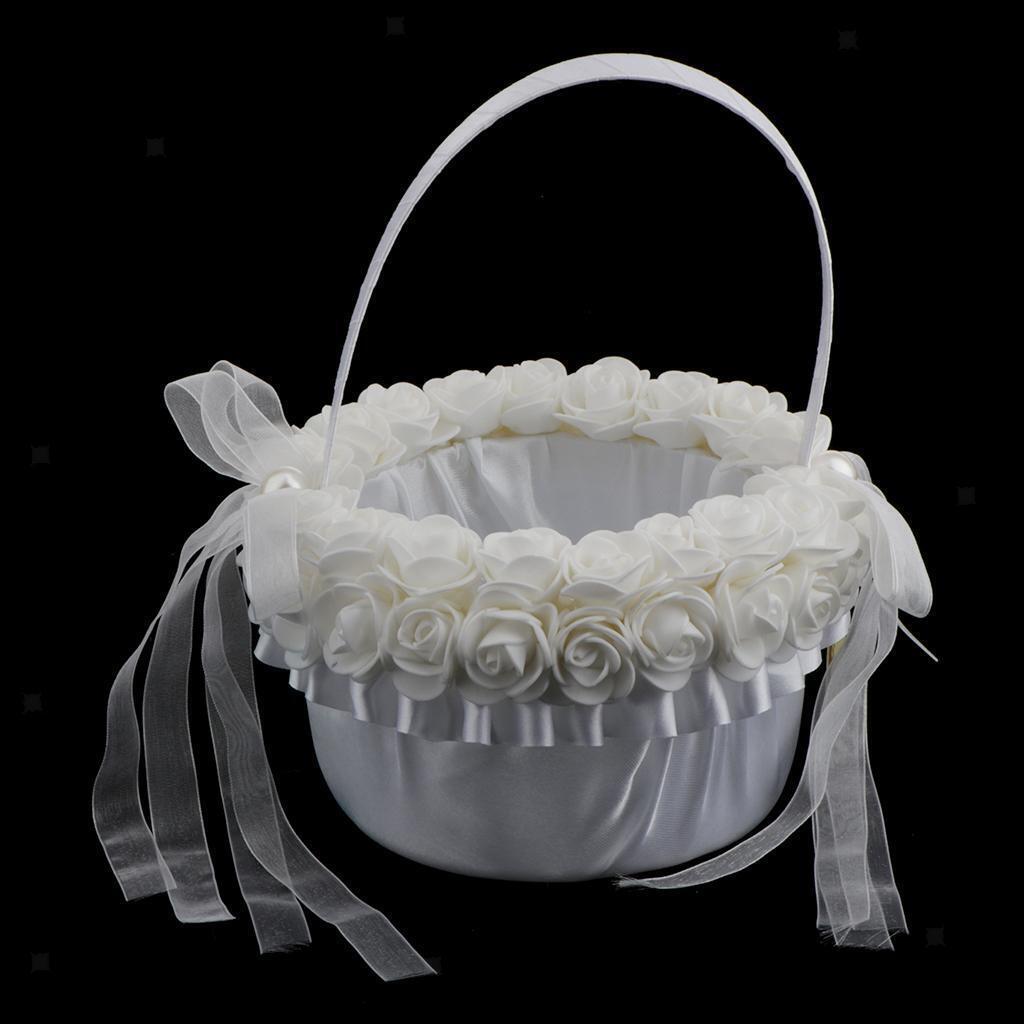 2pcs Classic Flower Girl  Beading Engagement  Party w/ Handle