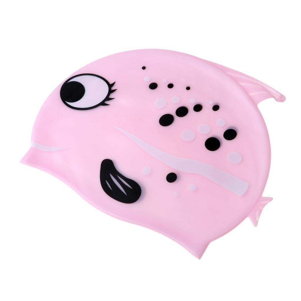 Waterproof Silicone Swimming  for Children - , as described Bobofish Pink