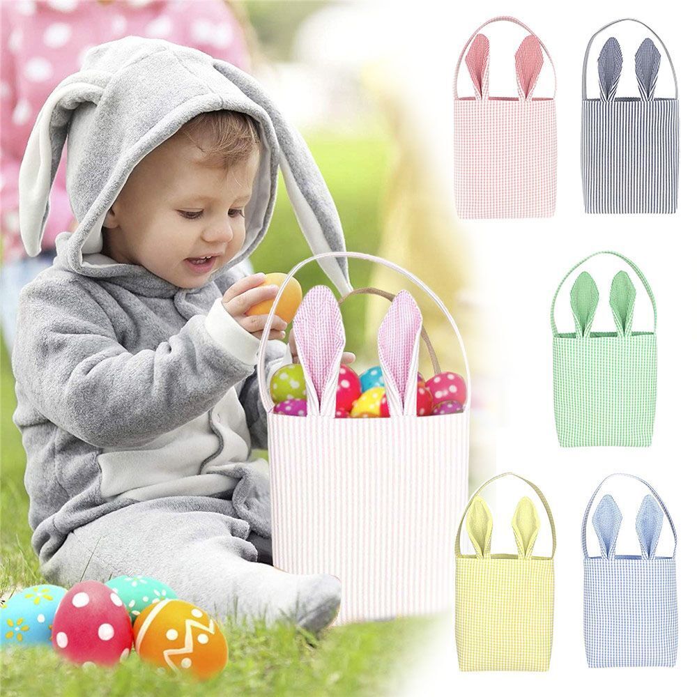 Organizer Easter Tote Bag Gift Packing Bag Rabbit Basket Bag Storage Pouch