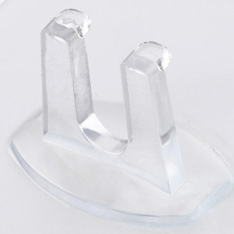 5x Toothbrush Holder Transparent Hook Plug Hygienic Stand Shaving Rack Razor