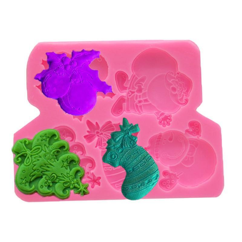 Silicone Mousse Mould Christmas Themed Silicone Material Pudding Chocolate Molds
