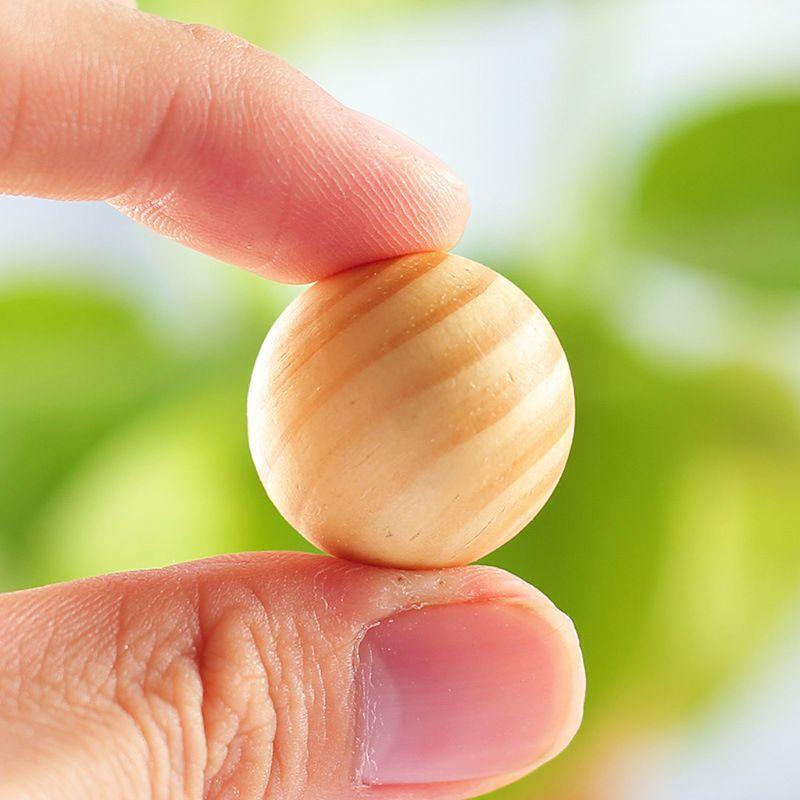 5x Camphor Wood Ball Smell Cedar Drawer Insect Repellent Mothball Essential Oil