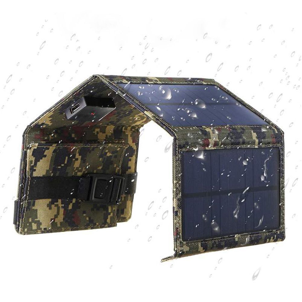 Panels Emergency Survival Mobile Power Bank 20W Folding Solar Cells Charger