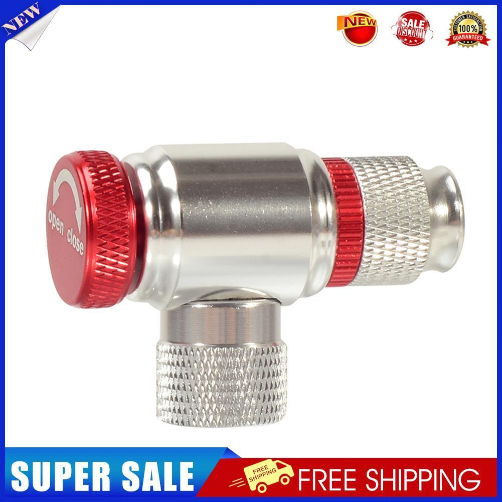 Portable Bicycle CO2 Cylinder Pump Gas Nozzle Fast Inflator Adapter (B)
