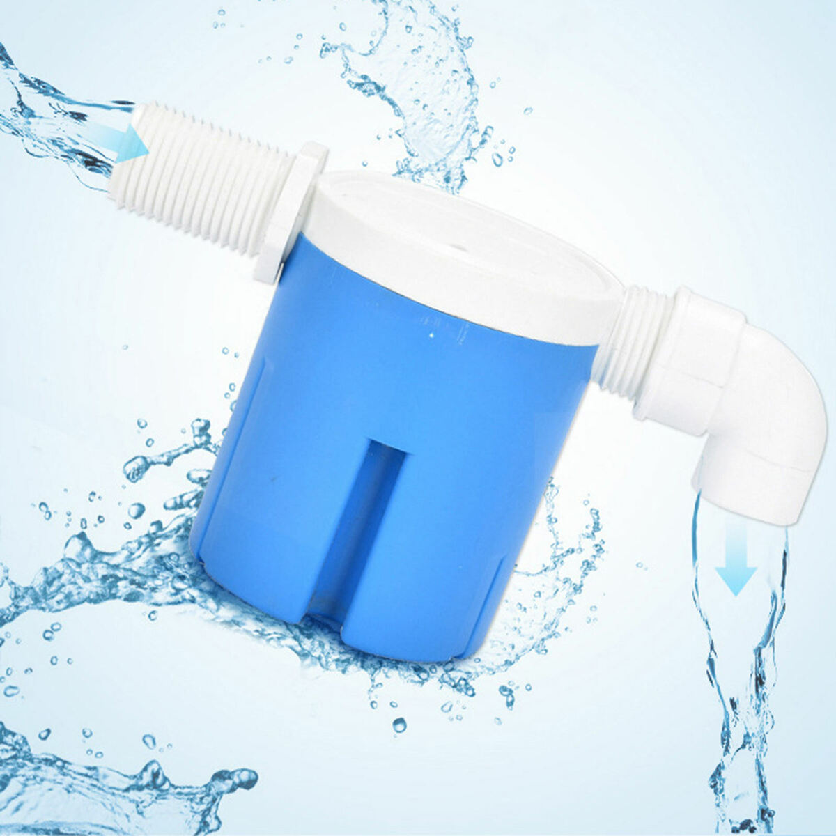 1pc 1/2" Side Inlet Automatic Plastic Water  Controllingling Valve  Tank
