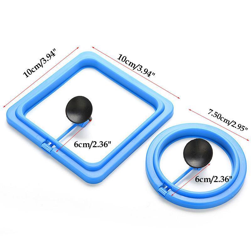 Aquarium Feeding Ring Floating Feeder Rings Feeding Trough with Suction Cup