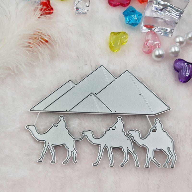 Desert Camel Metal Cutting Dies Stencil DIY Scrapbooking Album Stamp Paper Card