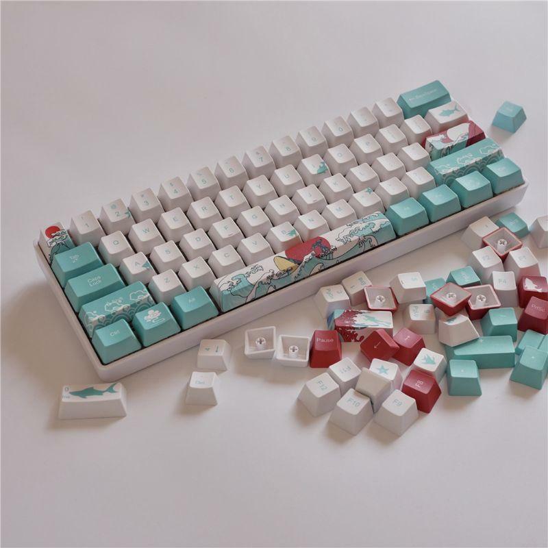 SpaceBar Keycap PBT Five Sides Dye-Subbed Spacebar Replacement Part for Keyboard