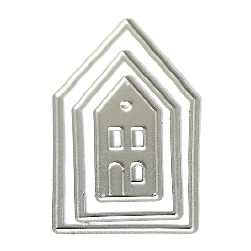 House Metal Cutting Dies Stencil Scrapbooking DIY Album Stamp Paper Card Emboss
