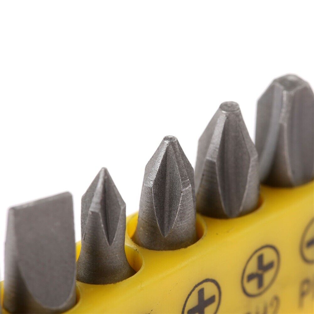 10pcs Power Bits Set Screwdrivers Drills Impact Drivers Hex Shank Magnetic C8B