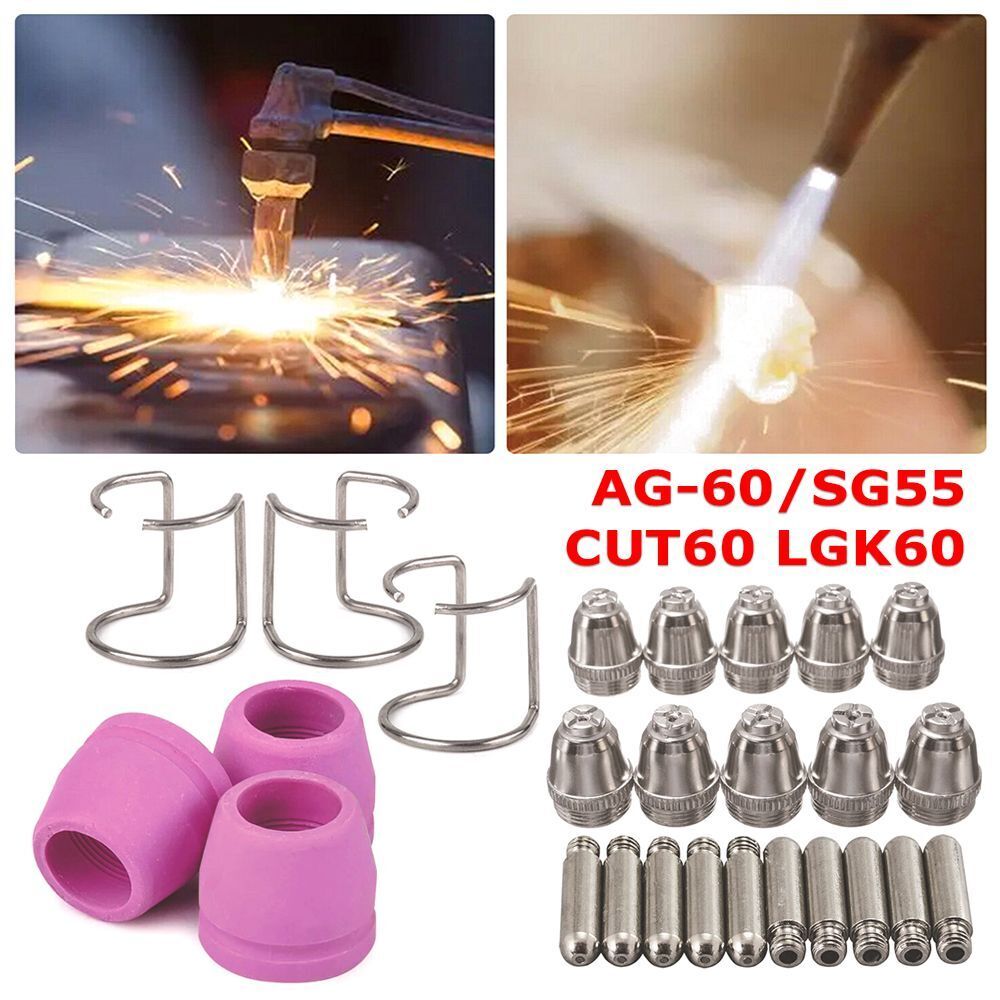 Electrode Plasma Welding Torch Assembly Kit Nozzle AG-60/SG55 CUT60 LGK60
