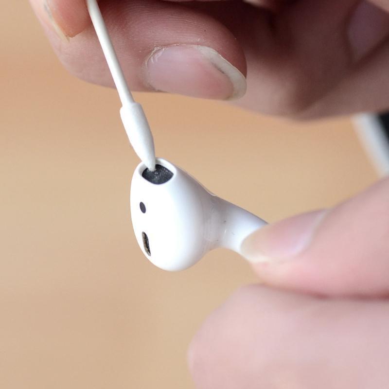 25x Cotton Disposable Stick Cleaning Tool for AirPods Earphone Phone Charge Port
