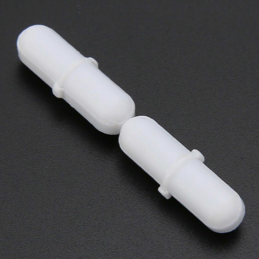 2Pcs  1 inch magnetic stirrer bar stir mixer bars PTFE lab spin spinner 7*25