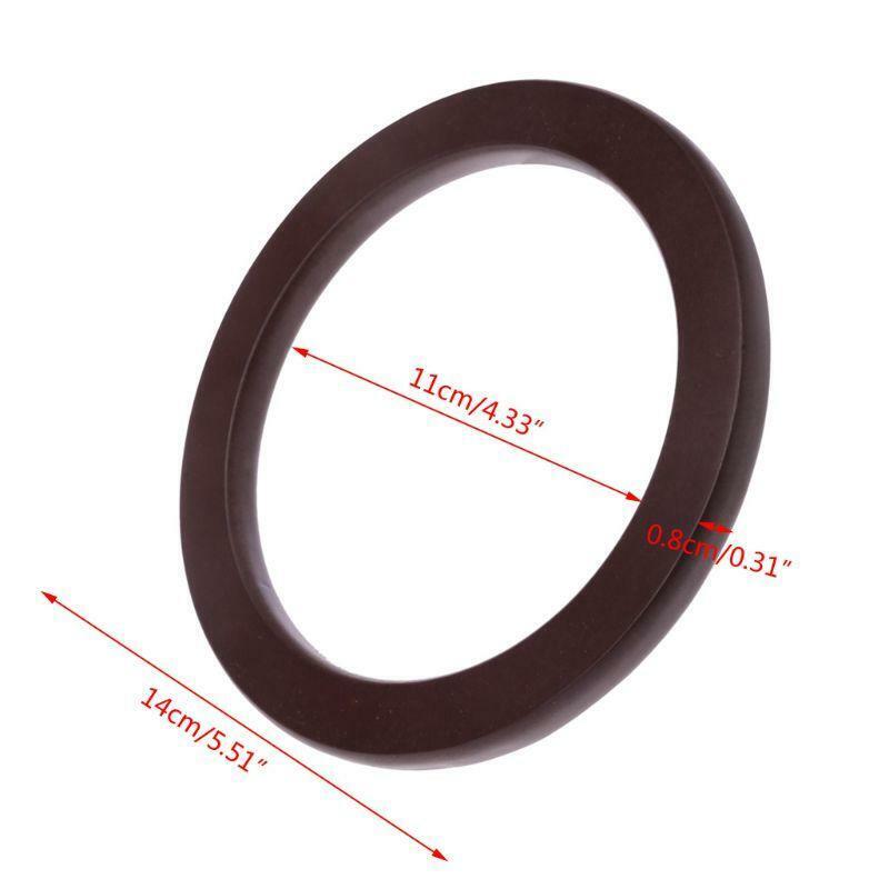 Wood Round Shaped Handle Replacement for Handbags Women Travel Causal Beach Bags