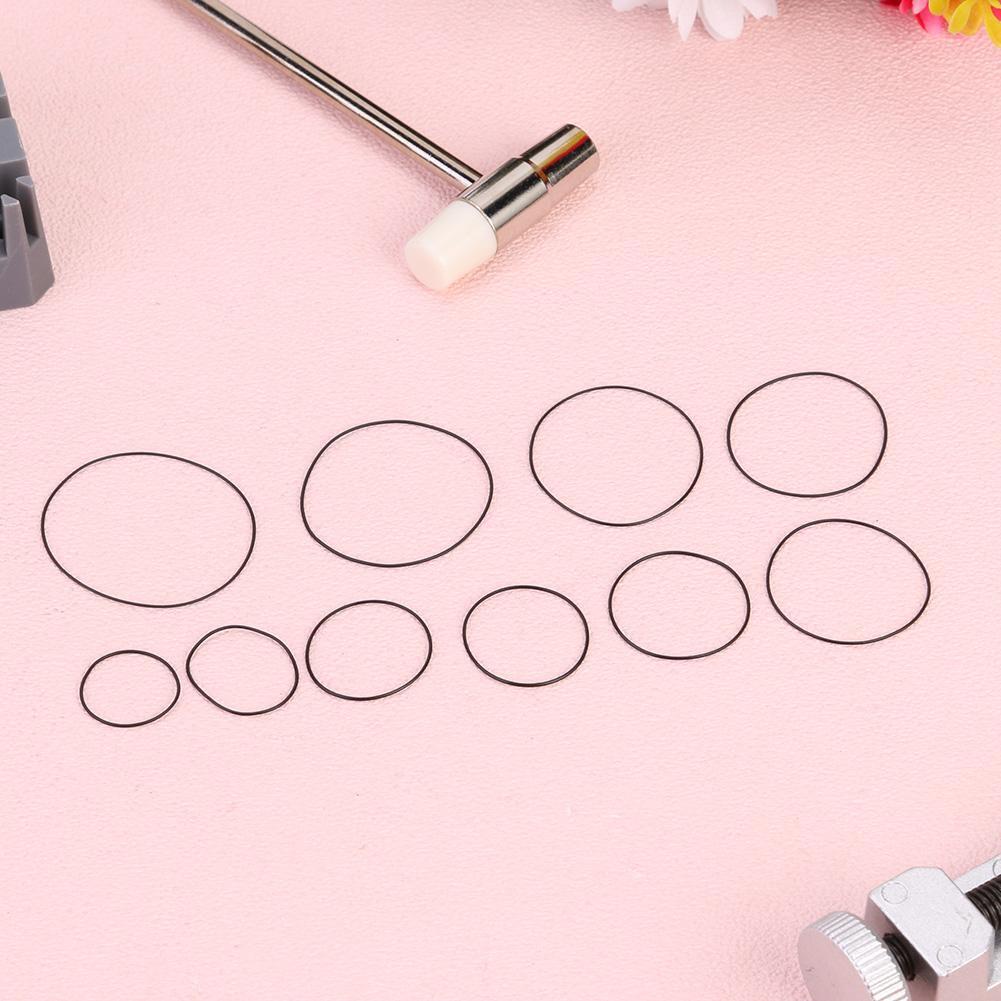 200pcs Waterproof O-Ring Watch Back Seal Gaskets Watch Repair Tool (0.7mm)