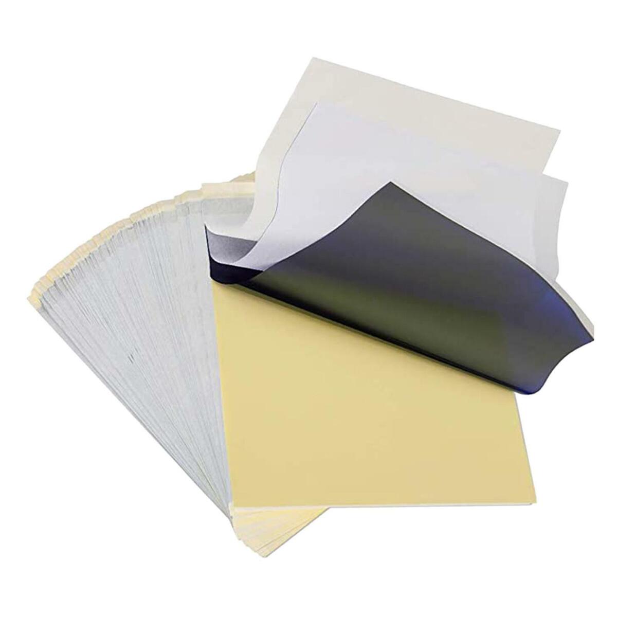 100 *  Transfer Paper Stencil Carbon Thermal Tracing Hectograph A4
