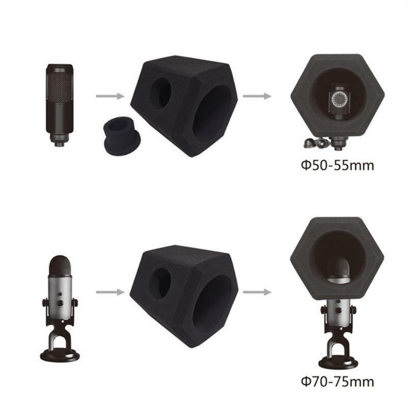 Studio Mic Screen Acoustic Filter Desktop Screen Noise Wind For YouTube Micropho