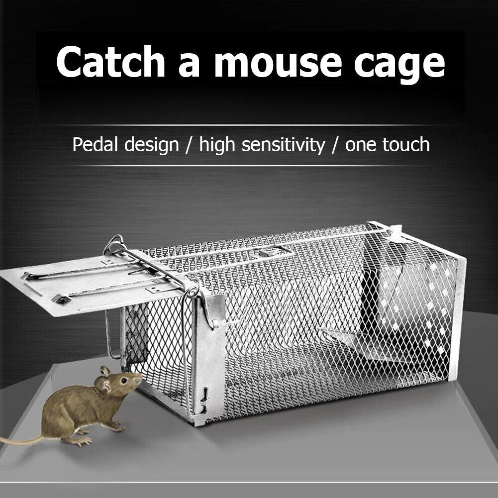 Mouse Trap Cage for Household Mice Catcher Automatic Rats Traps Pet Control