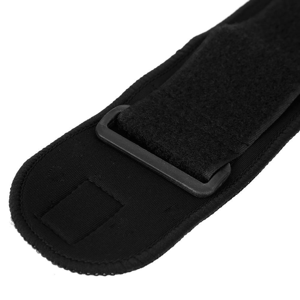 1Pair Adjustable Cotton Wrist Support Bandage Wraps Gym Wristbands(Black)