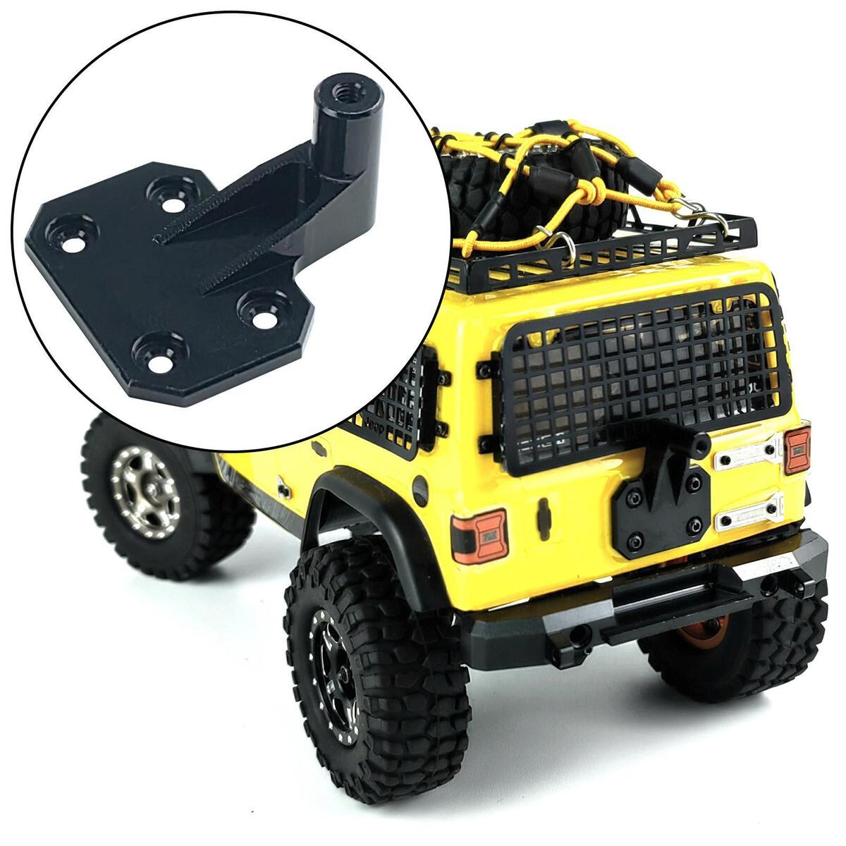 Spare Tire Base Plastic Simulation Remote Control Black for 1:24 Crawler