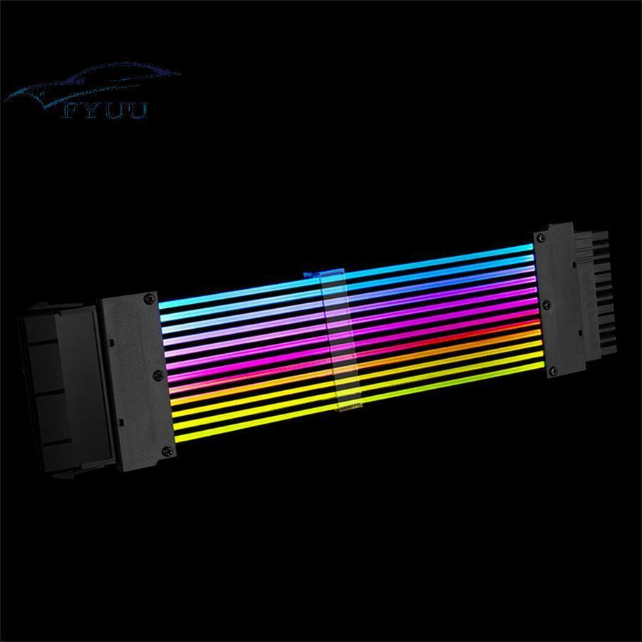 24-Pin Motherboard ARGB 5V 3Pin  Extension Cord Addressable RGB SYNC Cord Wire