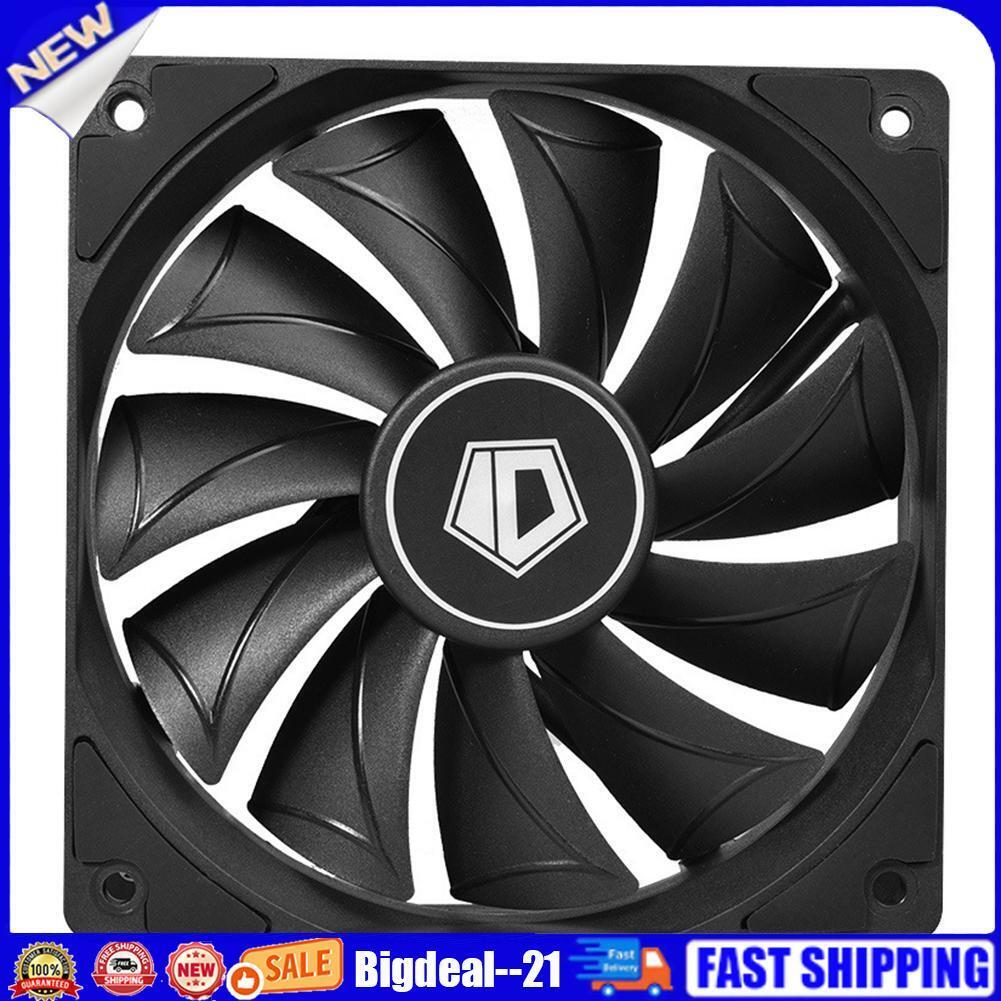 ID-COOLING 4 Pin 120mm Desktop Chassis Fan Computer PC Case PWM Cooler Fan