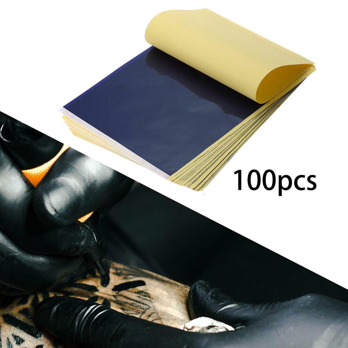 100 Pieces  Transfer Paper A4 Paper Size DIY Tracing 4 Layers Colorfast