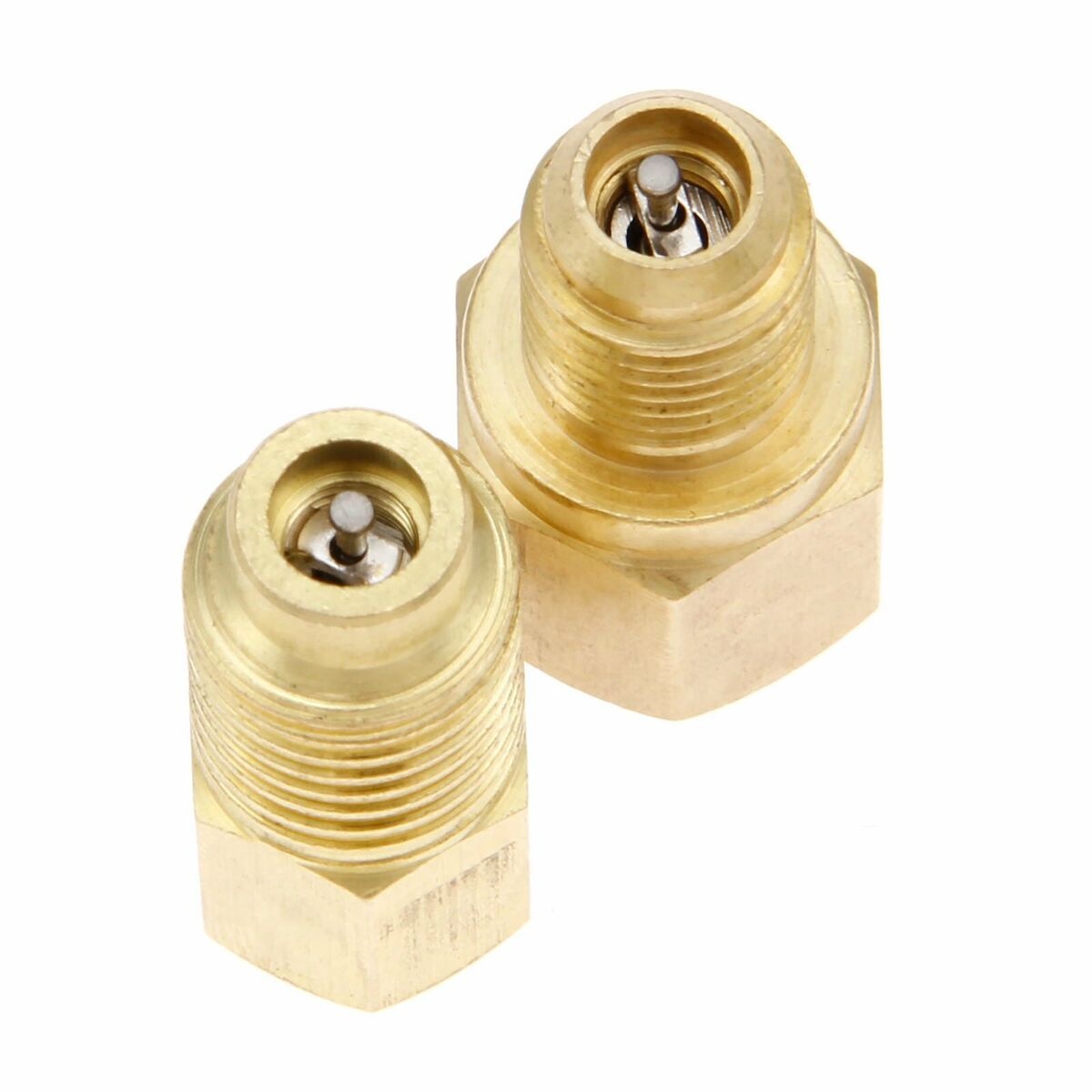 R12 R22 to R134a Adapter for Tank Vacuum Pump Injector Charging 1/4 SAE 1/2 ACME